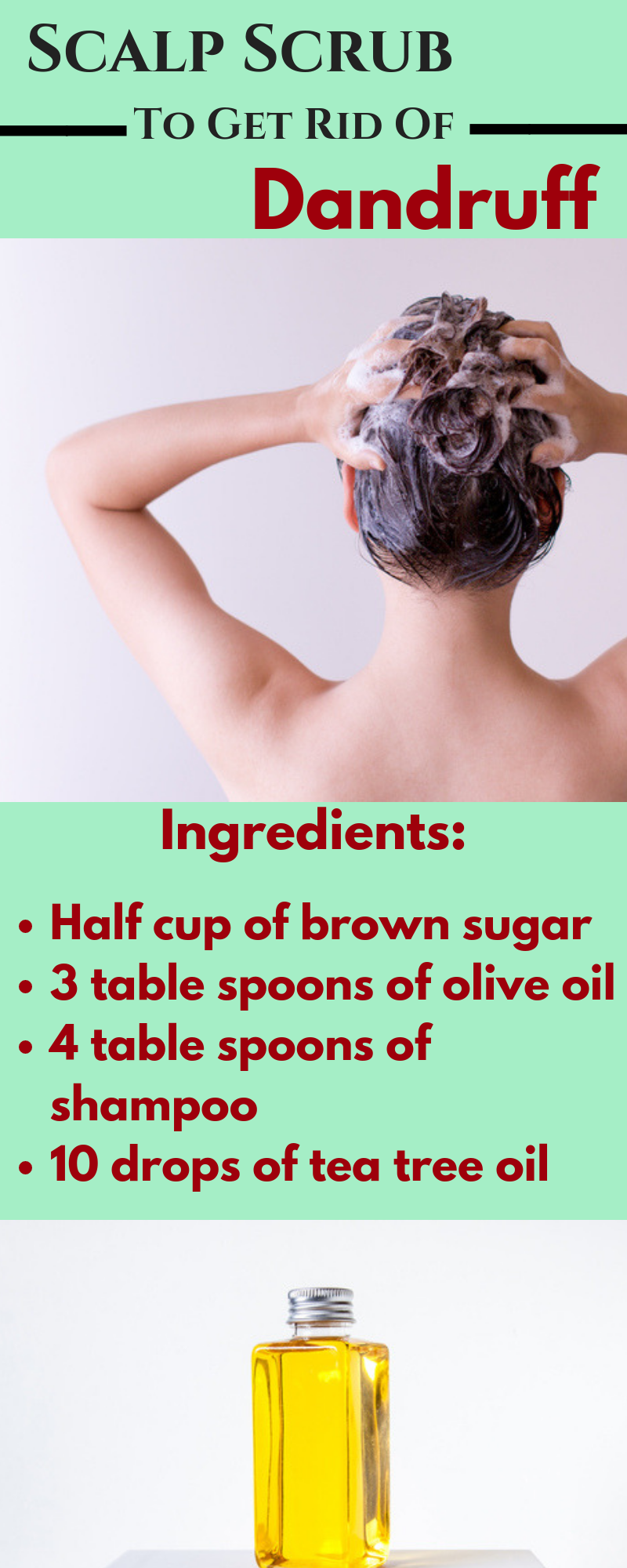 My mom's secret scalp scrub. After using this my hair are growing like never before -   14 hair Care homemade ideas