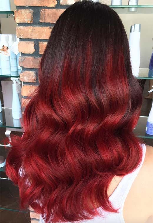63 Hot Red Hair Color Shades to Dye for: Red Hair Dye Tips & Ideas -   14 hair Red bright ideas