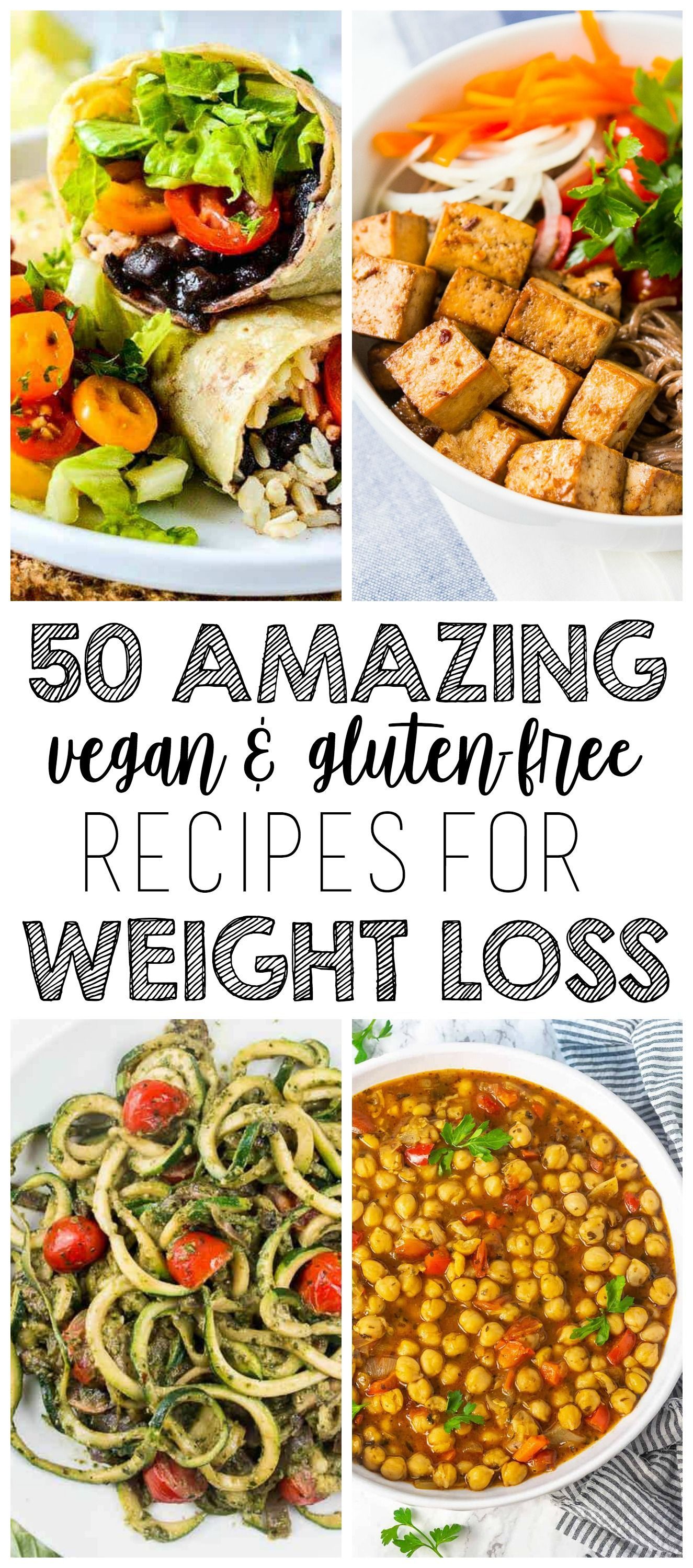 50 AMAZING Vegan Meals for Weight Loss (Gluten-Free & Low-Calorie) -   14 healthy recipes weight loss cooking ideas
