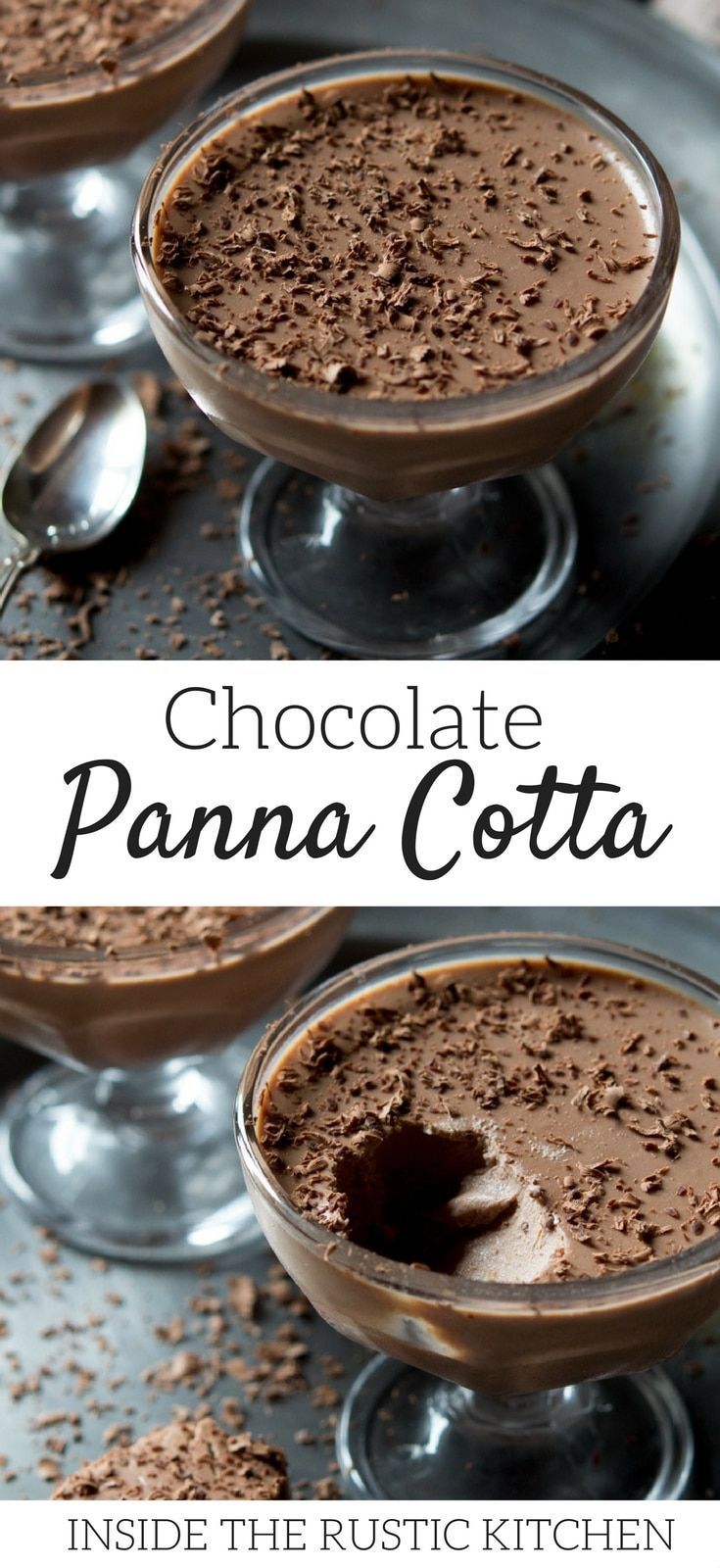 Chocolate Panna Cotta -   14 italian desserts Chocolate ideas