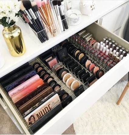 Makeup collection storage organizations vanities 66 Trendy ideas -   14 makeup Storage table ideas
