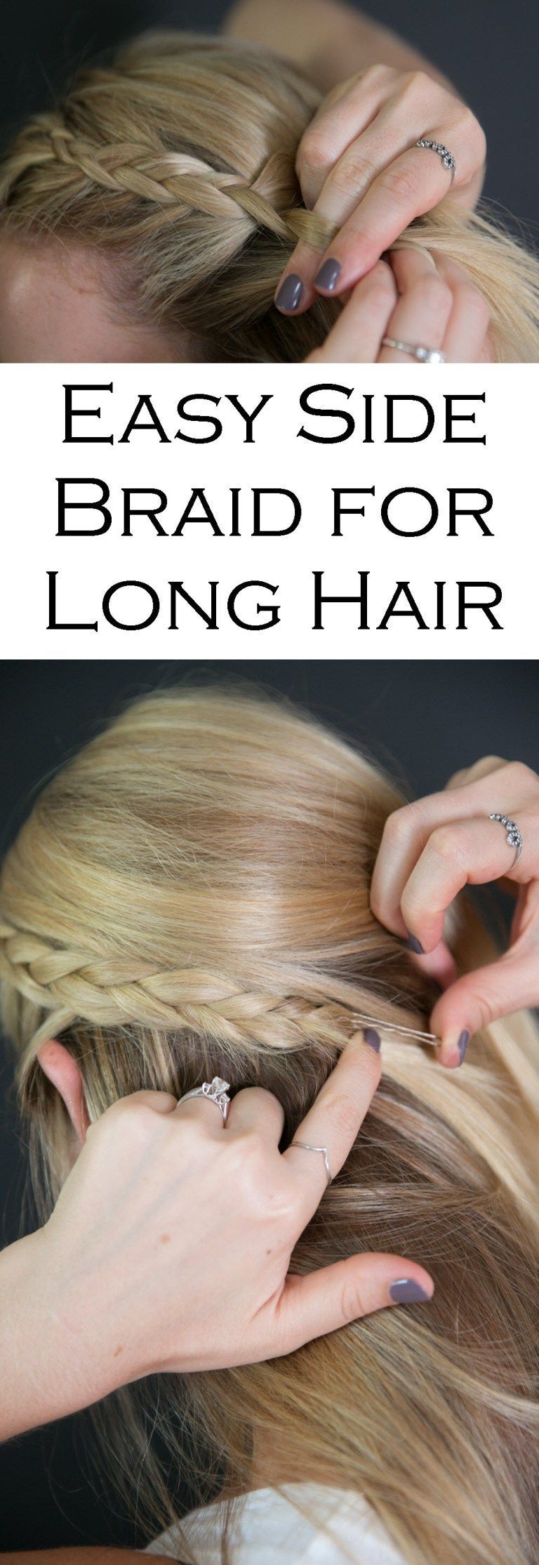 Easy Side Braids for Long Hair -   14 teacher hairstyles Easy ideas