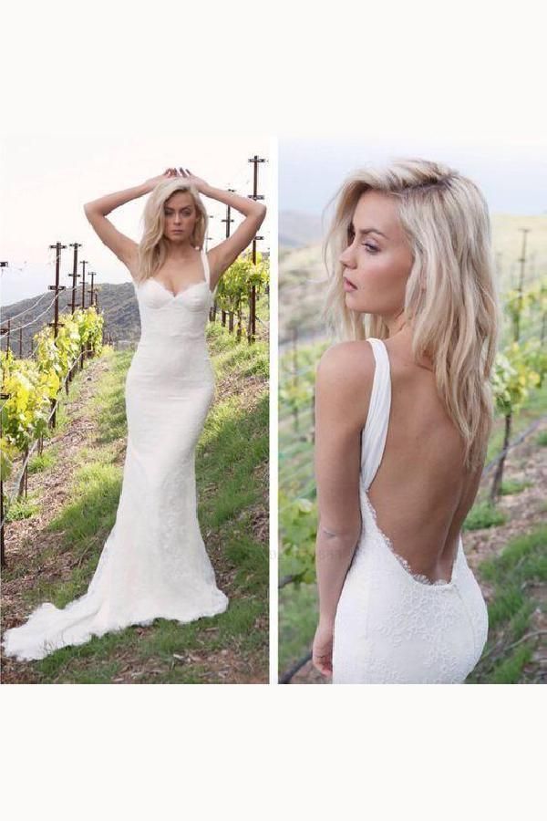 Customized Enticing Wedding Dress Backless, Tight Wedding Dress, Lace Wedding Dress -   14 wedding Dresses tight ideas