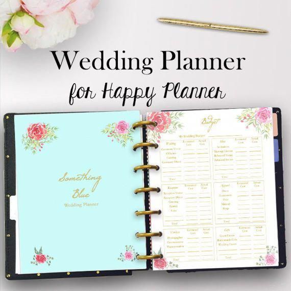 Happy Planner Wedding Inserts, Wedding Planner Printable, Planning Binder Printables, Happy Plan Inserts Printable, Arc Plan, 7 x 9 Download -   14 wedding Planner binder ideas