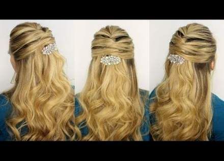 Hair Half Up Half Down Wedding Criss Cross 60+ Best Ideas -   15 hair Half Up Half Down criss cross ideas