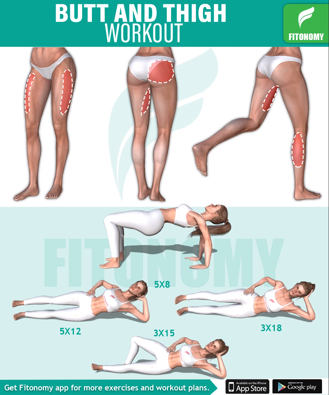 Butt and thigh workout -   15 health and fitness Training ideas