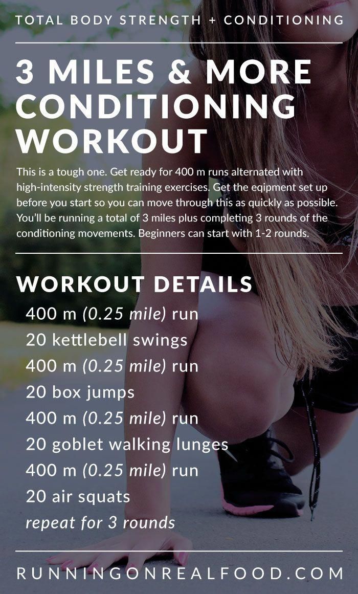 Cardio and Strength Circuit Training Workout for Total Body Conditioning and Endurance -   15 health and fitness Training ideas