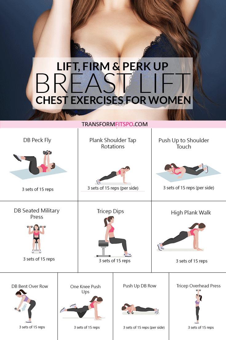 Chest Exercises for Women to Lift and Perk Up Breasts -   15 health and fitness Training ideas
