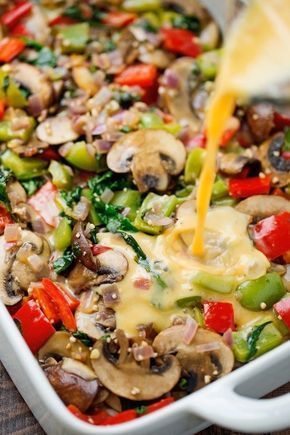 Veggie-Loaded Breakfast Casserole -   15 healthy recipes Breakfast casserole ideas