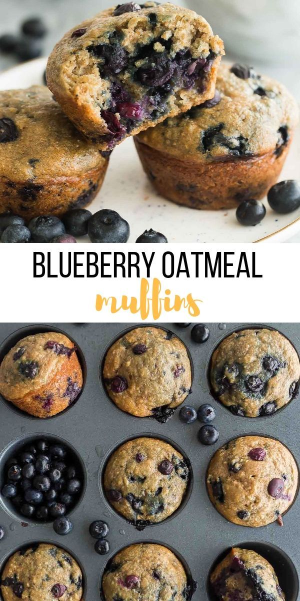 Healthy Blueberry Oatmeal Muffins -   15 healthy recipes Breakfast casserole ideas