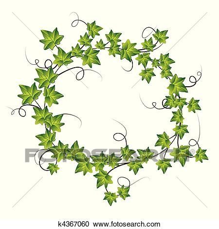 Green ivy. Vector Illustration Clipart -   15 ivy planting Art ideas