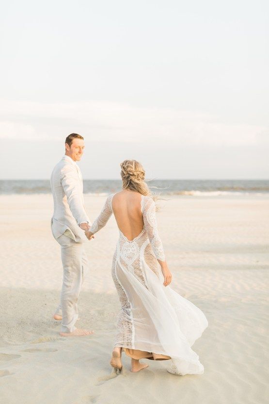 You'll wish you were a Carolina bride when you see this Folly Beach wedding -   15 wedding Fall beach ideas