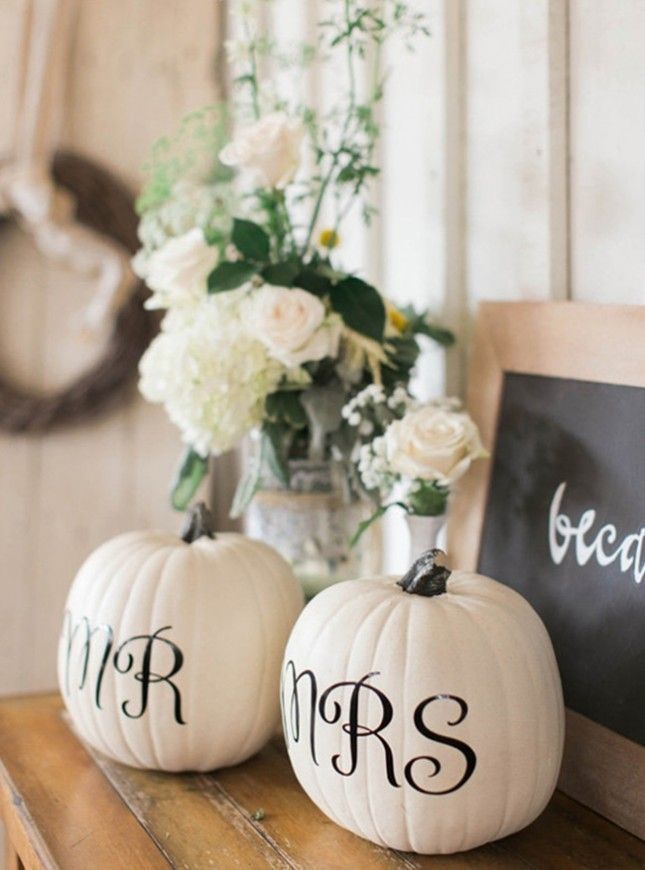 14 Creative Ways to Use Pumpkins in Your Fall Wedding -   15 wedding Fall diy ideas