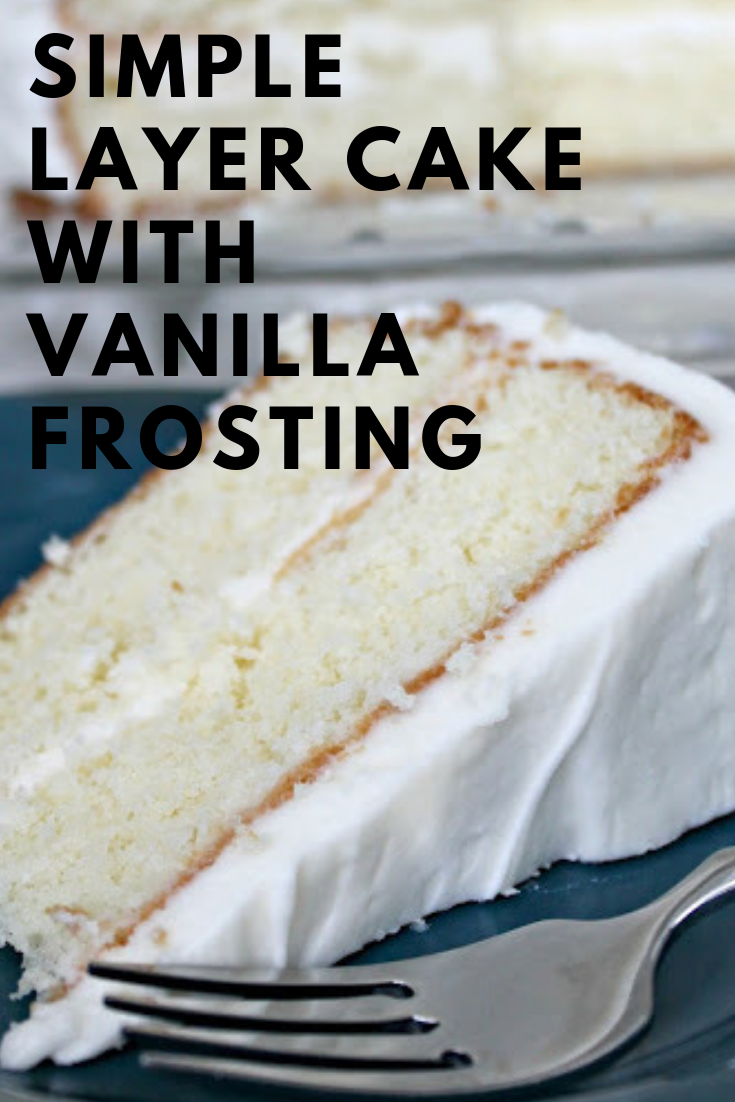 Simple Layer Cake with Vanilla Frosting, from Martha Stewart -   16 cake Simple martha stewart ideas