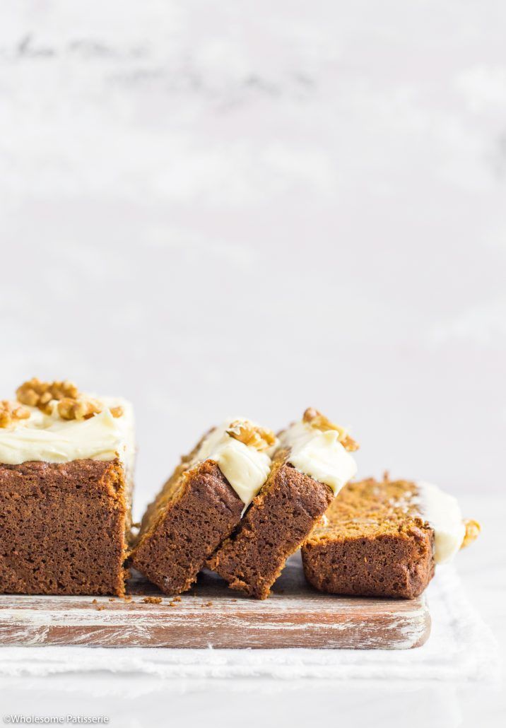 Carrot Cake Loaf + Cream Cheese Frosting -   16 carrot cake Photography ideas