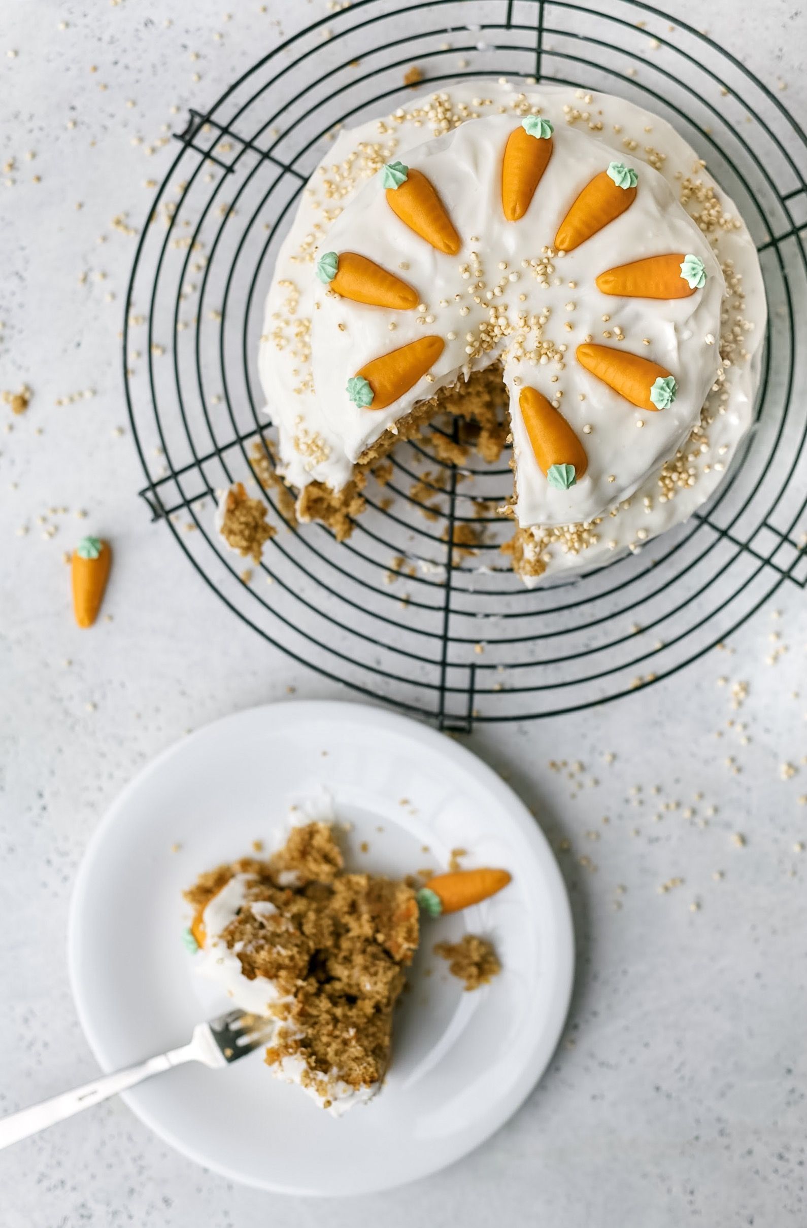 Healthy vegan Swiss carrot cake -   16 carrot cake Photography ideas