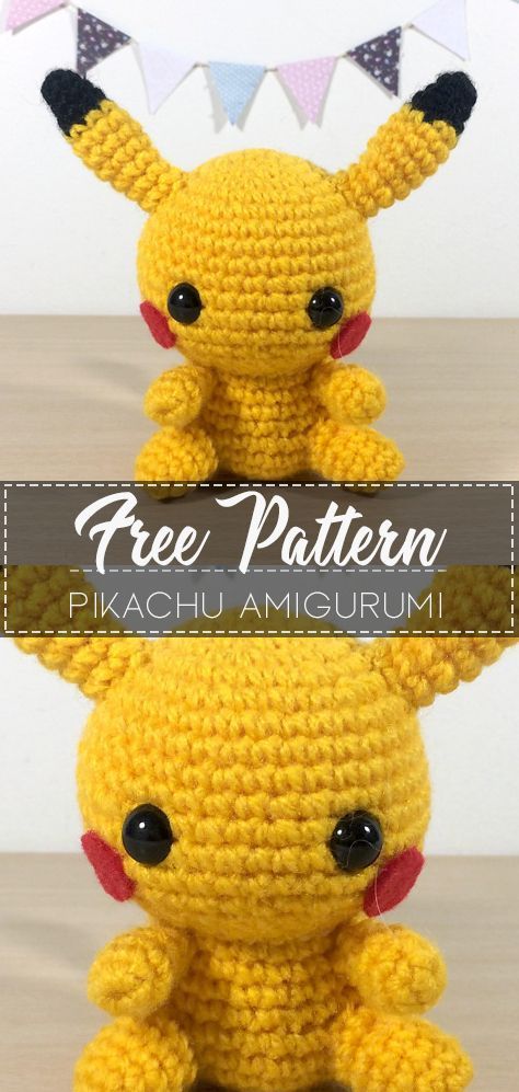 Pikachu Amigurumi – Free Pattern -   16 diy projects free pattern ideas