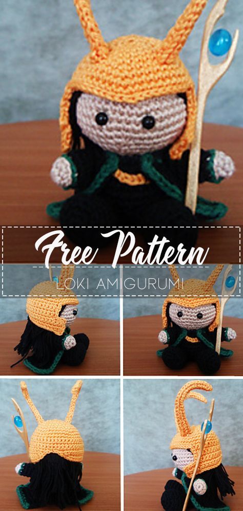 Loki amigurumi – Pattern Free -   16 diy projects free pattern ideas