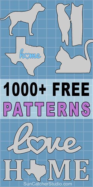 Patterns and Stencils (Free JPG, PNG, SVG Designs) -   16 diy projects free pattern ideas