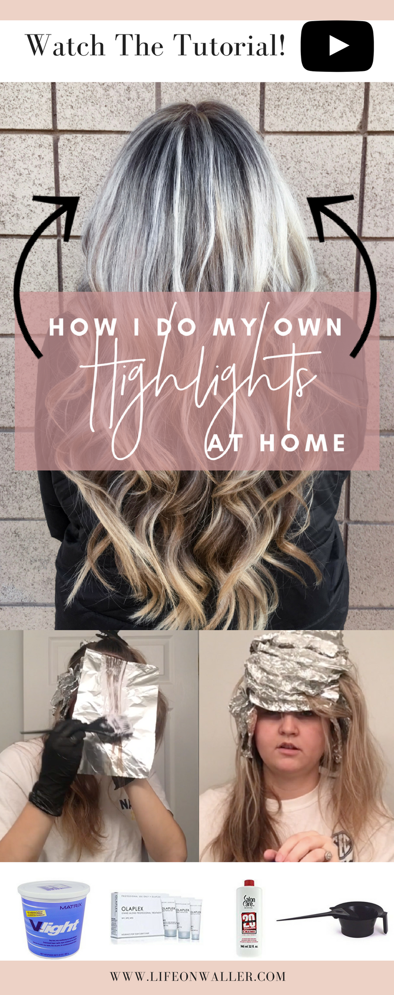 How To Do Your Own Highlights at Home -   16 hair Highlights at home ideas