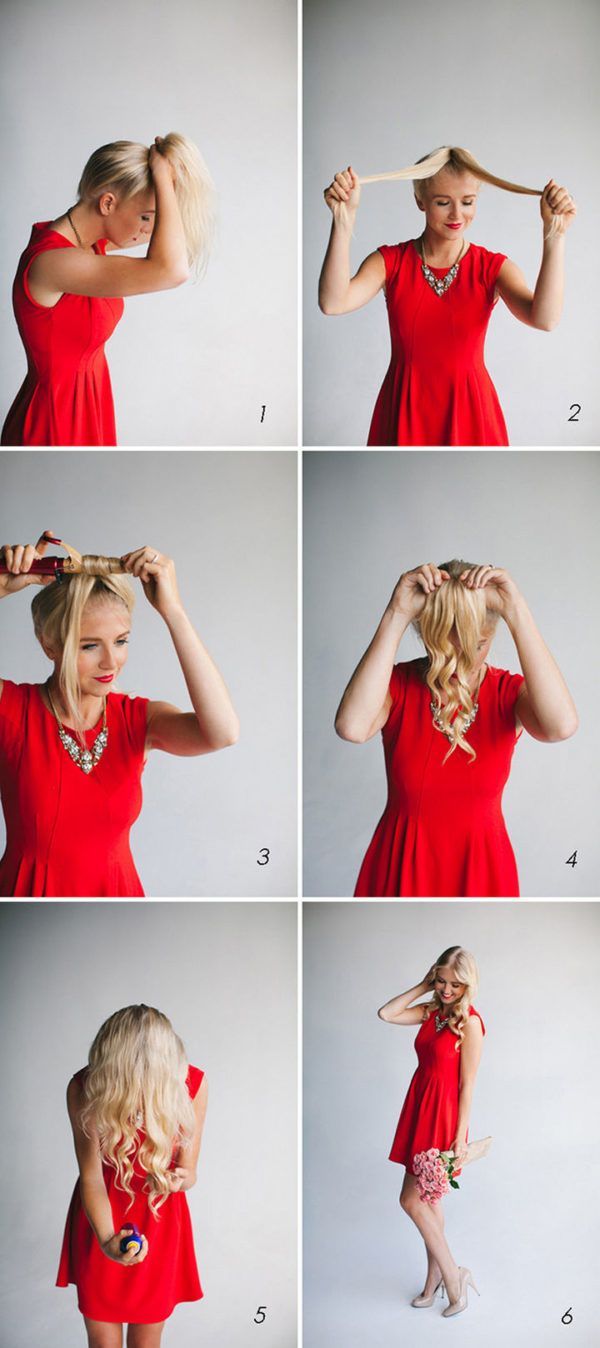 25 Hair Hacks for the Lazy Girl in All of Us. #3 Is So Easy and Looks Great! -   16 hairstyles Quick lazy girl ideas