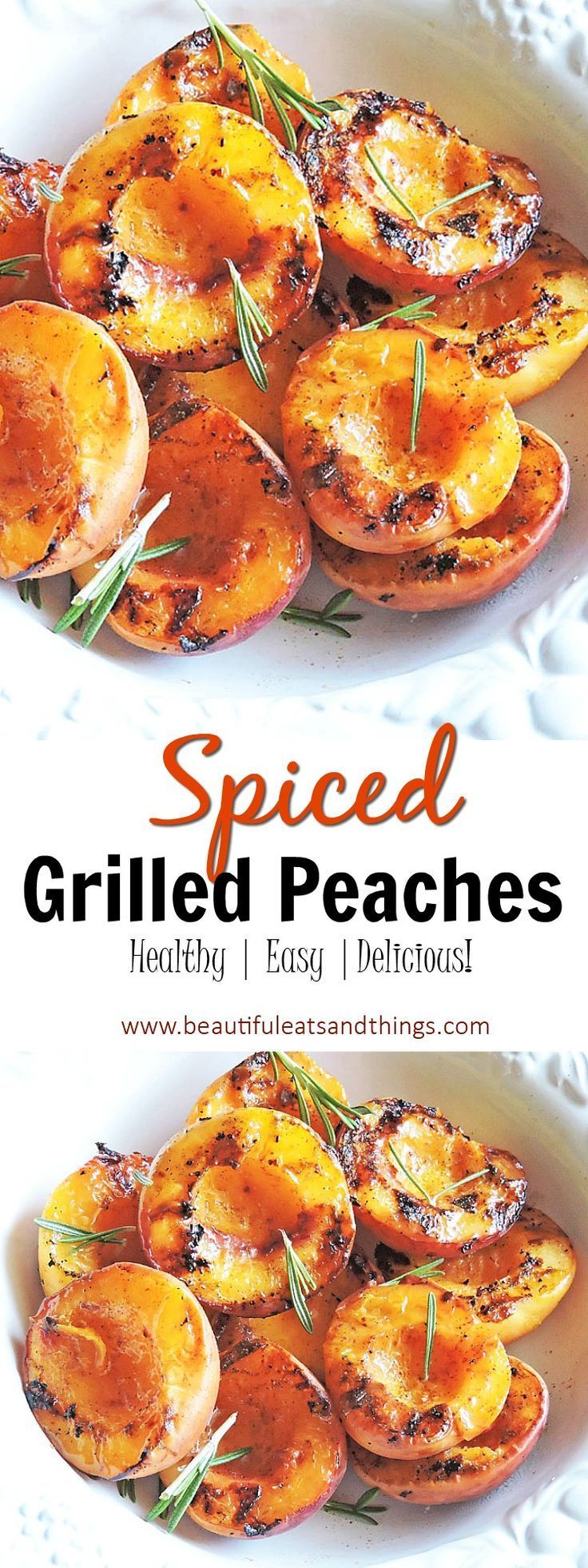 Spiced Grilled Peaches -   16 healthy recipes Clean sweets ideas