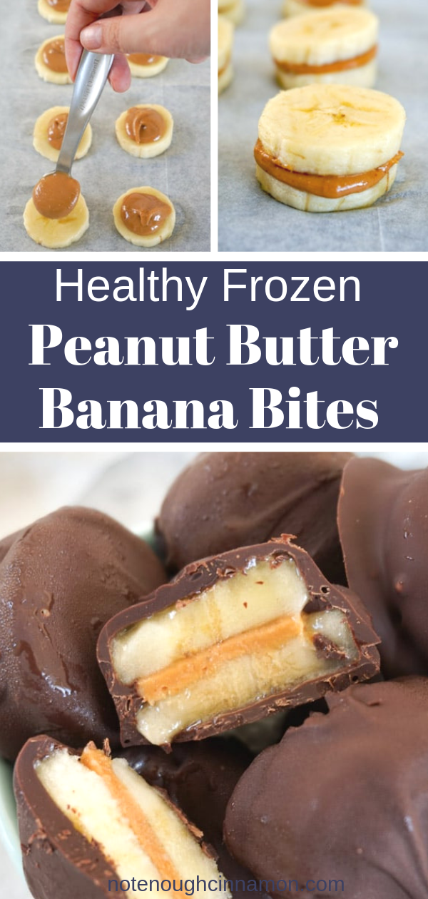 Frozen Chocolate Peanut Butter Banana Bites -   16 healthy recipes Clean sweets ideas