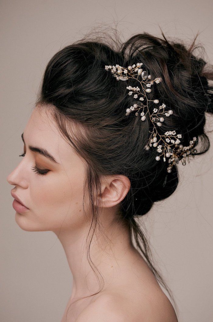 ? 1001 + ideas - trendiest wedding hairstyles for wedding season 2019 -   17 black hair Bun ideas