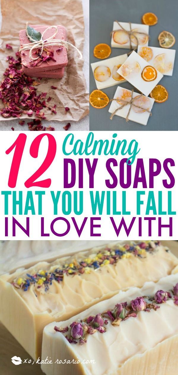 12 Calming Homemade Soaps That You Fall in Love With -   17 diy projects To Try homemade ideas