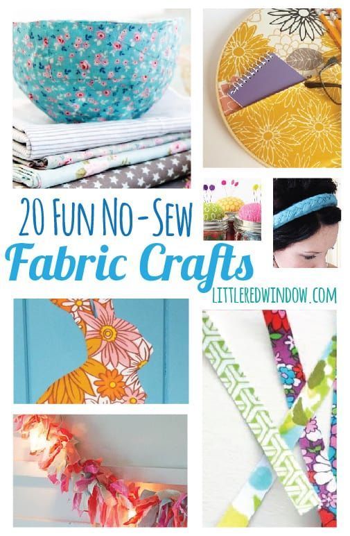 20 Fun No-Sew Fabric Crafts -   17 fabric crafts For Boys kids ideas