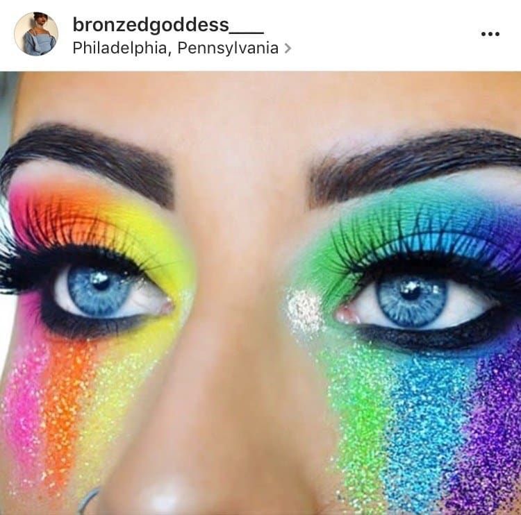 11 Pride Makeup Looks That Are Making Rainbows Everywhere Jealous -   17 makeup Colorful articles ideas