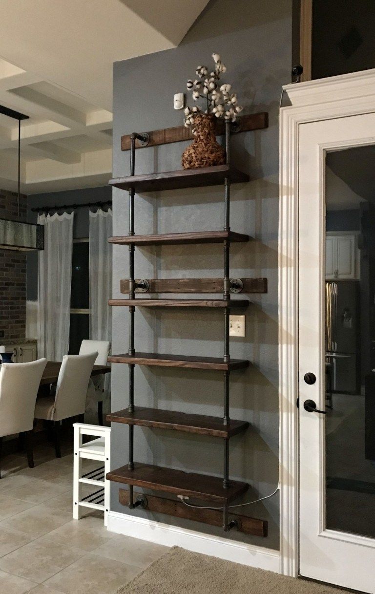 36 Super easy how to make DIY industrial pipe shelves -   17 room decor Shelves how to build ideas