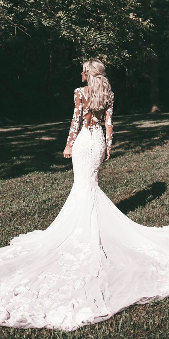 36 Elegant Wedding Dress Ideas For Your Special Wedding Day -   17 wedding Dresses mermaid ideas