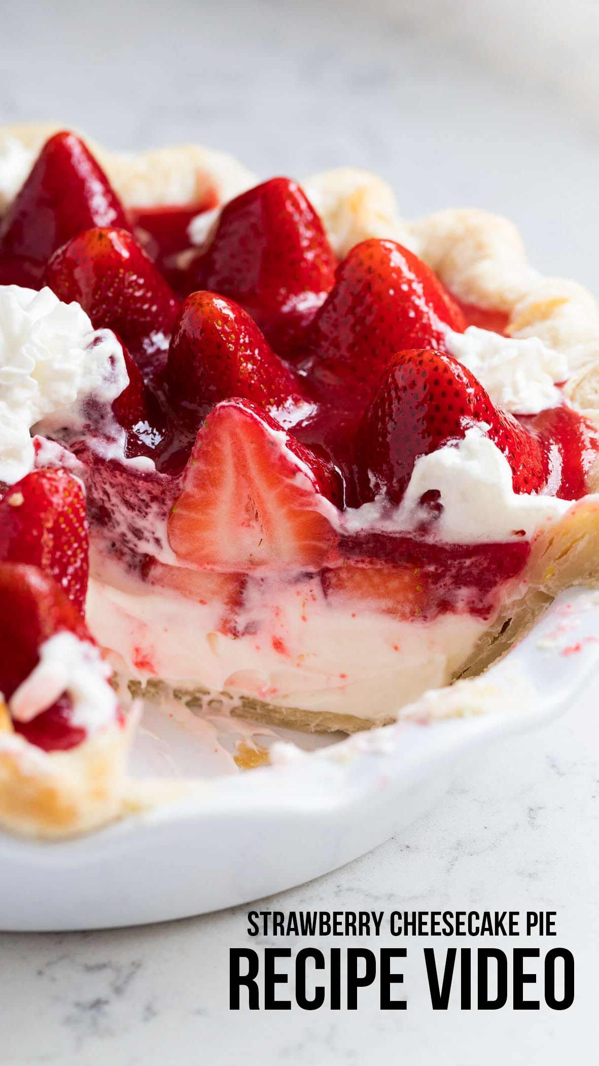 Strawberry Pie -   18 desserts Videos fruit ideas