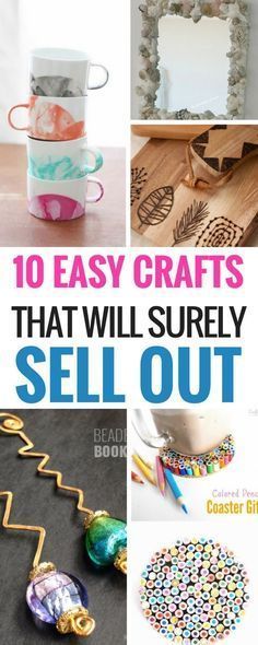 10 Easy DIY Crafts That Will Totally Sell -   18 diy projects Easy creative ideas
