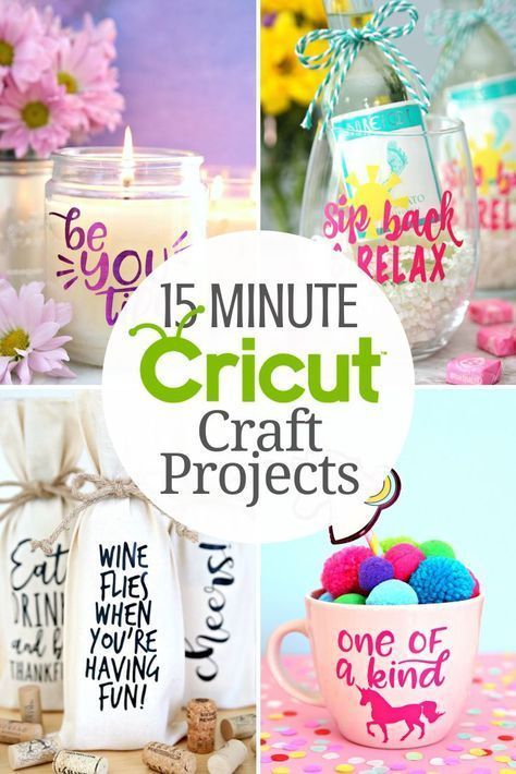 Cricut Projects you can make in 15 minutes or less -   18 diy projects For Gifts creative ideas