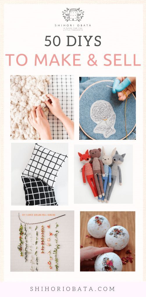 50 Irresistible Craft Ideas to Make and Sell -   18 diy projects For Gifts creative ideas