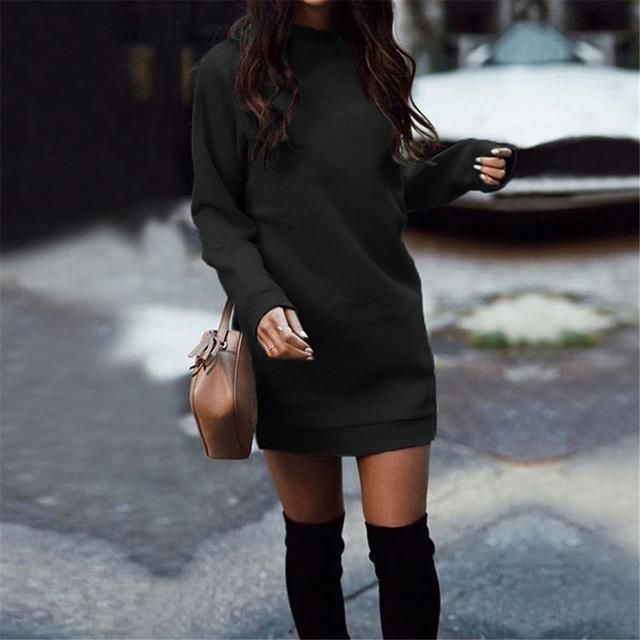 Buy Mia Sweater Dress in Black at ROUTE 32 for only $ 35.00 -   18 dress Casual invierno ideas