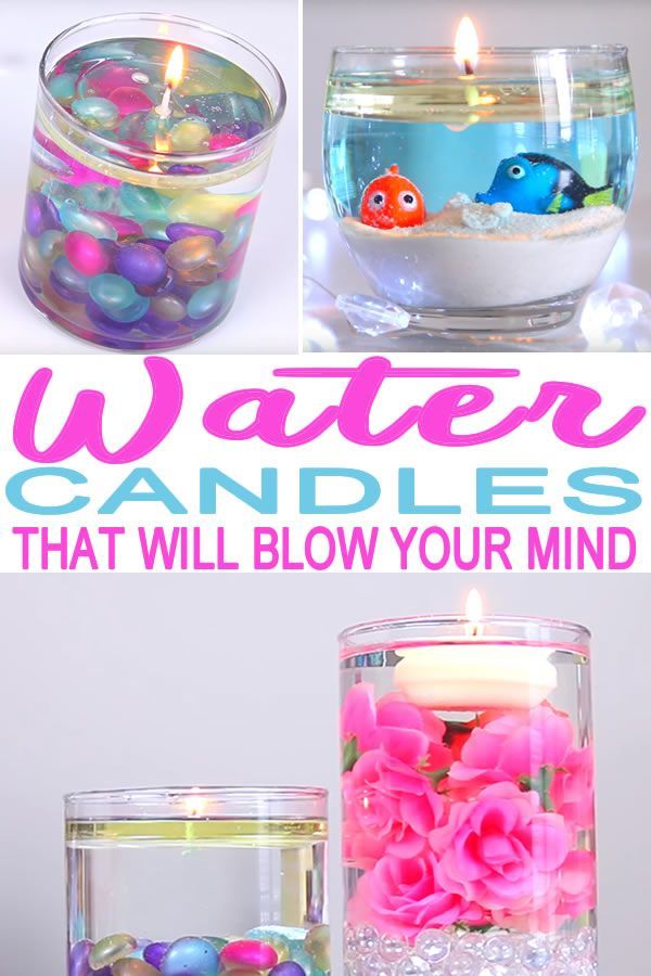 How To Make Water Candles -   19 diy projects Cute fun ideas