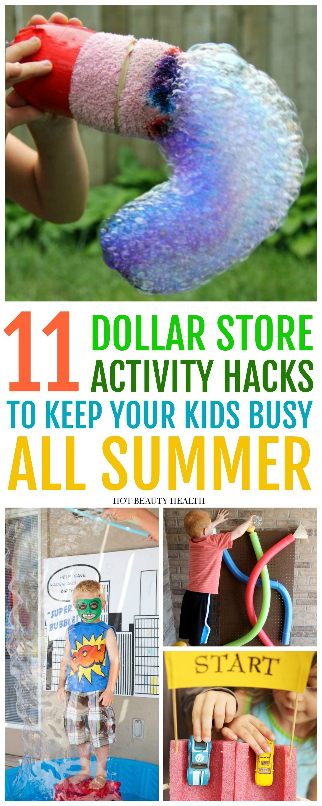 11 Fun Activities to DIY This Summer From The Dollar Store -   19 diy projects Cute fun ideas