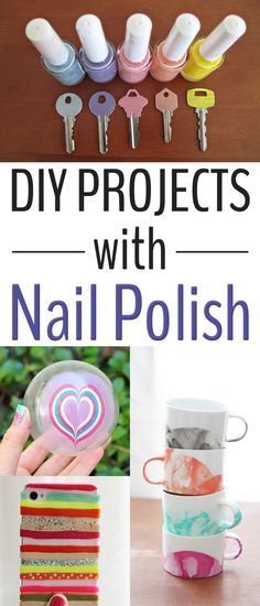 19 diy projects Fun nail polish ideas