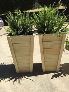 How To Build Your Own Tall Outdoor Planter Boxes -   19 diy projects Outdoor planter boxes ideas
