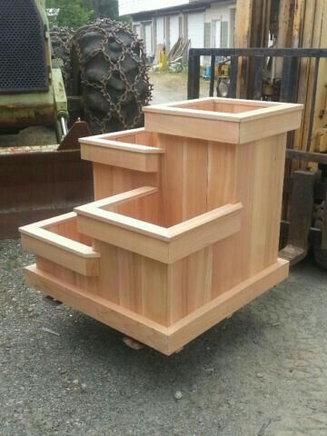 DIY Wooden Planter Box -   19 diy projects Outdoor planter boxes ideas