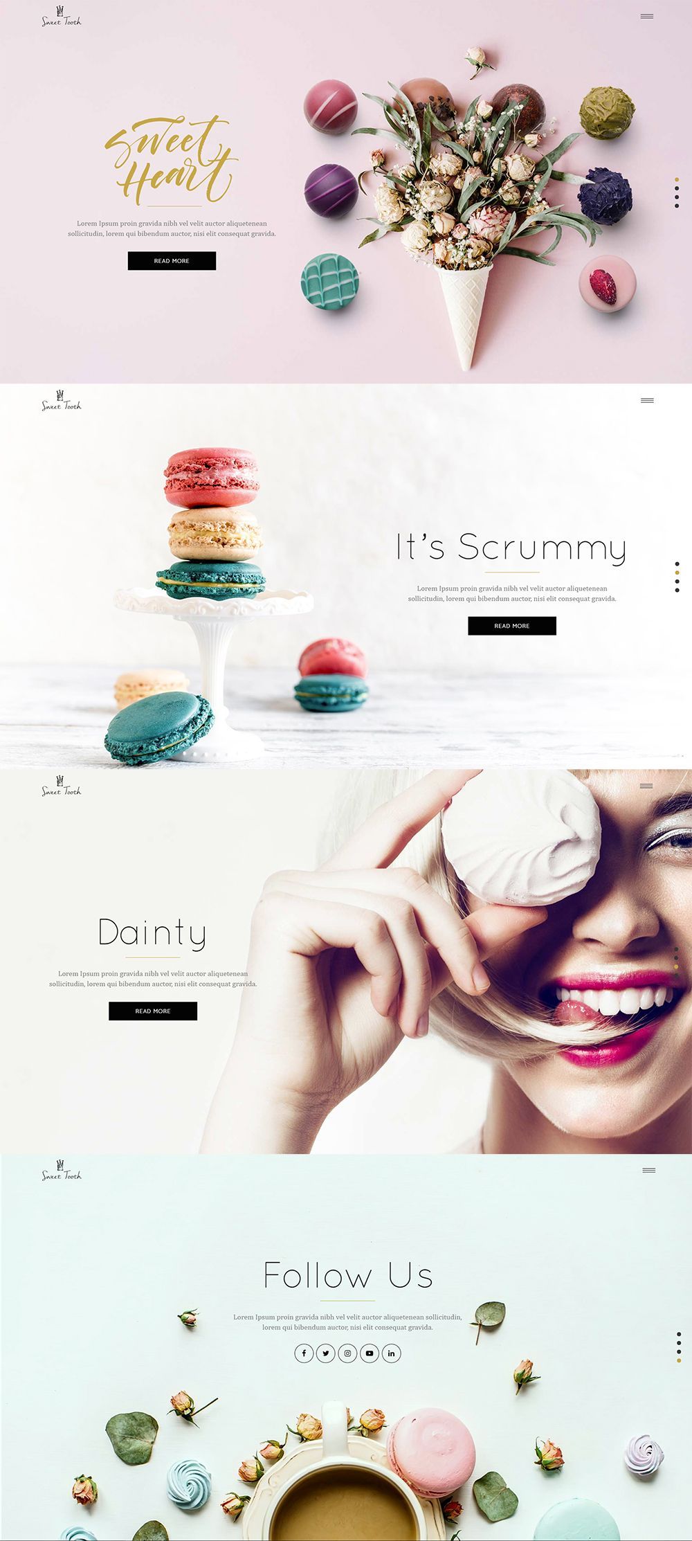 Sweet Tooth WordPress Theme -   19 fitness Logo wordpress theme ideas