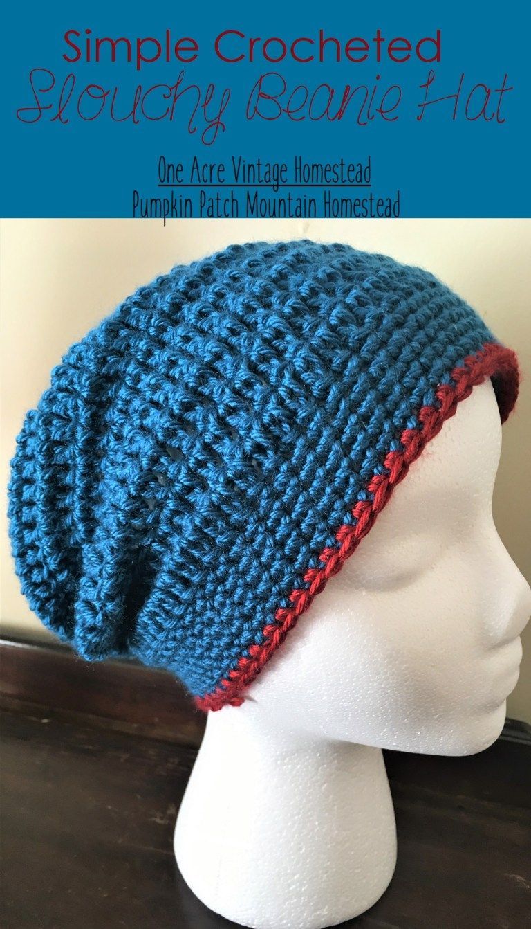 Slouchy Beanie Hat -   19 knitting and crochet Free Patterns slouchy beanie ideas
