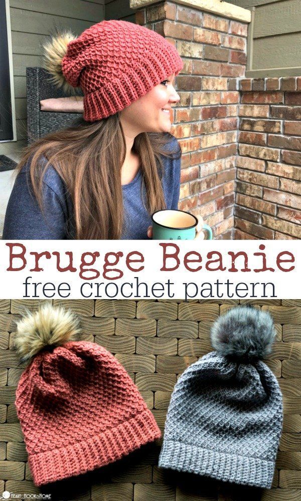 Back in Brugge Slouchy Beanie Free Crochet Pattern -   19 knitting and crochet Free Patterns slouchy beanie ideas