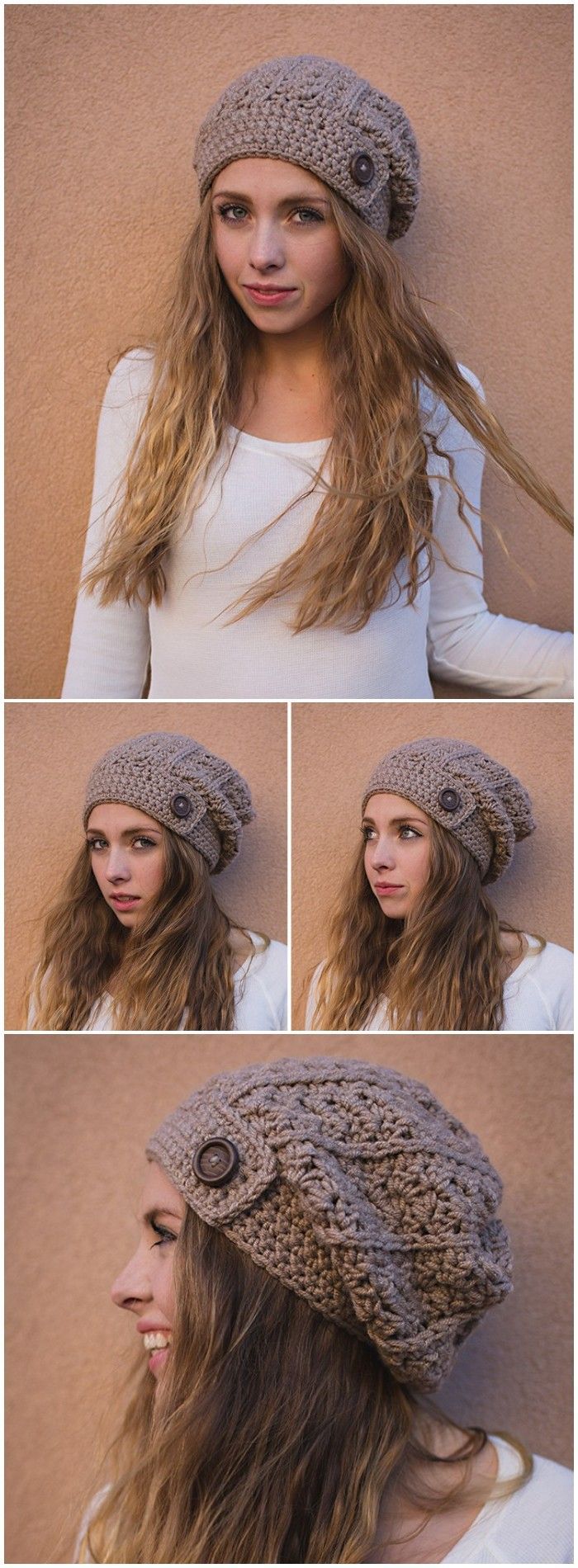 20 Free Crochet Slouchy Hat Patterns -   19 knitting and crochet Free Patterns slouchy beanie ideas
