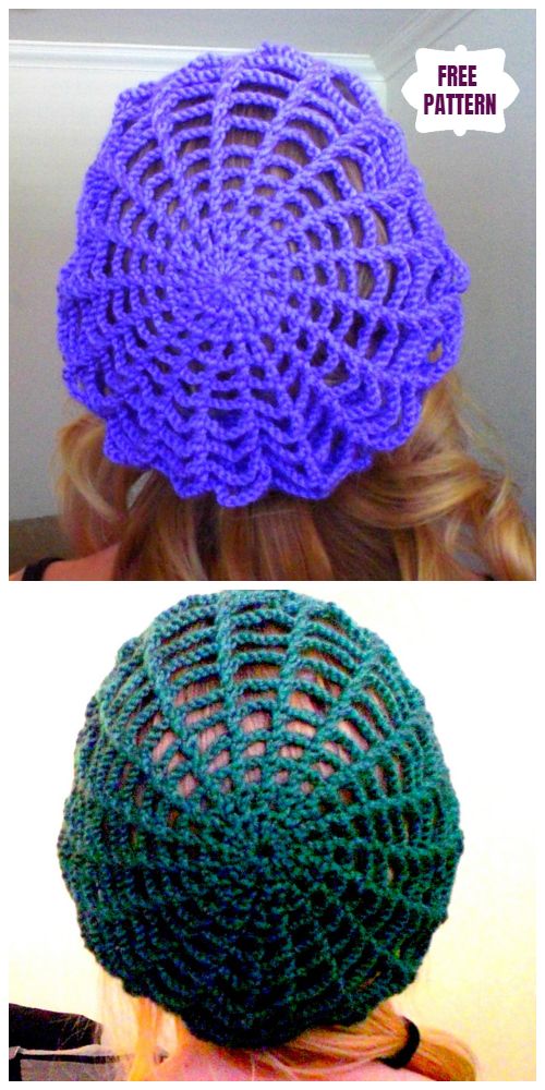 Crochet Spiderweb Hat Free Crochet Patterns -   19 knitting and crochet Free Patterns slouchy beanie ideas