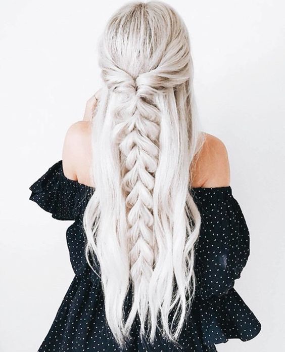 51 Amazing Braided Hairstyles for Long Hair for Every Occasion - Page 3 of 5 -   20 hairstyles Long color ideas