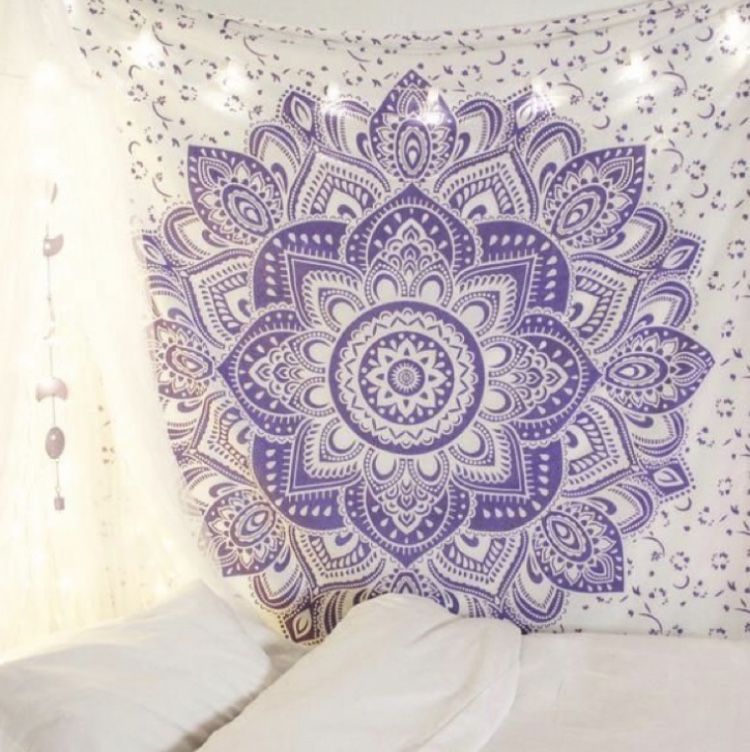 Lavender Tapestry рџ’њ -   20 room decor Pared mandalas ideas